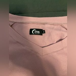 Zyia lounge top. Pink. Size L